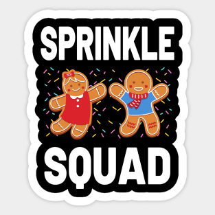 Cookies Sprinkle Clothing Matching Birthday Sprinkle Squad Sticker